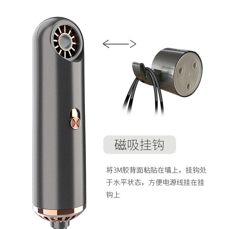 household student dormitory hair dryer portable hot and cold air negative ion high power silent leafless small hair dryer