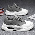 Men's shoes 2025 spring new thick soleeasiest for matchniche stylefashioncasual youth sports heightening dad shoes men
