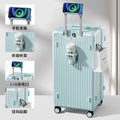 Large capacity luggage suitcase women 2025new arrival student multifunctional thickened trolley case suitcase 28inch men password box