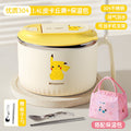 Instant noodle bowl with lid 304 stainless steel rice bowl dormitory cute lunch box portable tableware large capacity lunch box