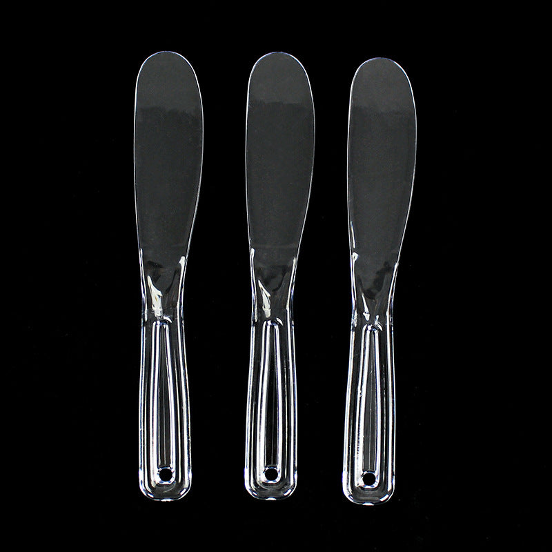 Diy large transparent mixing beauty applicator stick ps mask stick spa tool face mask stick scraper care stick