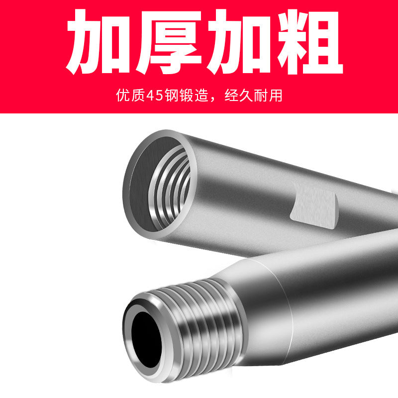 Diamond water drill bit connecting rod drilling machine special long rod 100mm_1m water drill connecting rod extension rod