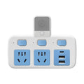 Two-pin socket, two-hole power strip, american standard plug converter, two-pin power strip, plug-in board with cable, 2-pin head panel, multi-hole