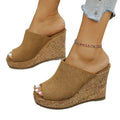 summer new arrival: plus-size high-heeled slippers for women (sizes 35-42). wholesale available. dropshipping to  and