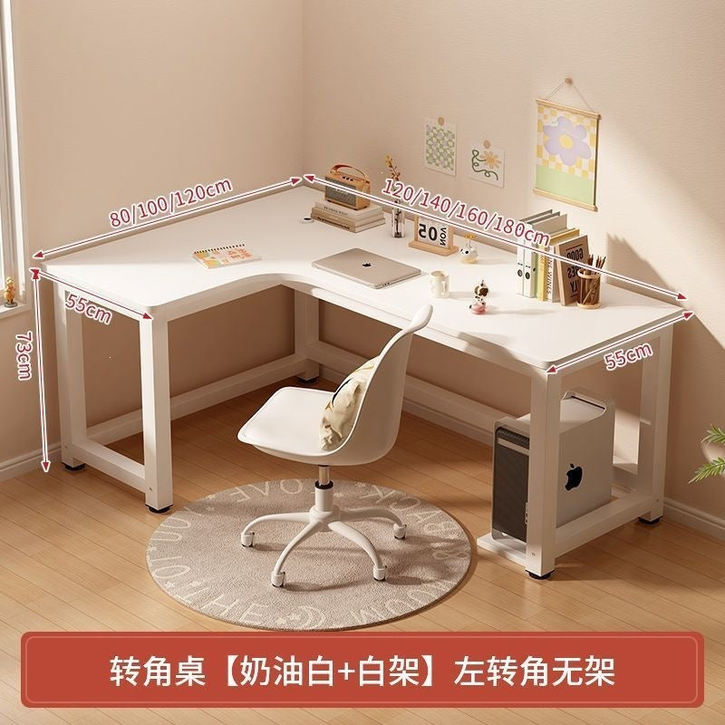 Corner gaming desk double computer desk desktop home desk bookshelf combination bedroom office desk writing desk gaming