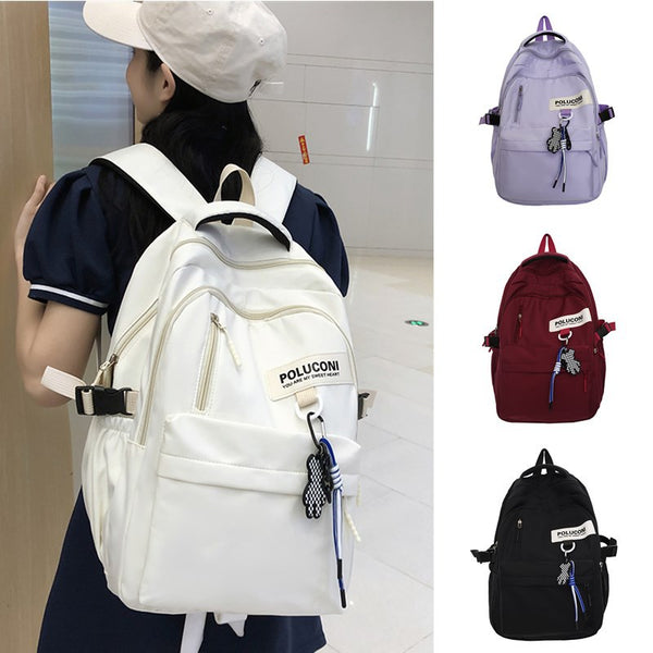 Wholesale new middle school student schoolbags, men's and women's large-capacity fashion trend backpacks, Korean version of leisure travel backpacks