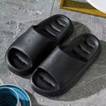 Men's bathroom slippers - indoor/outdoor shower slippers, leak-proof, couple's dry & wet use, home & household slides