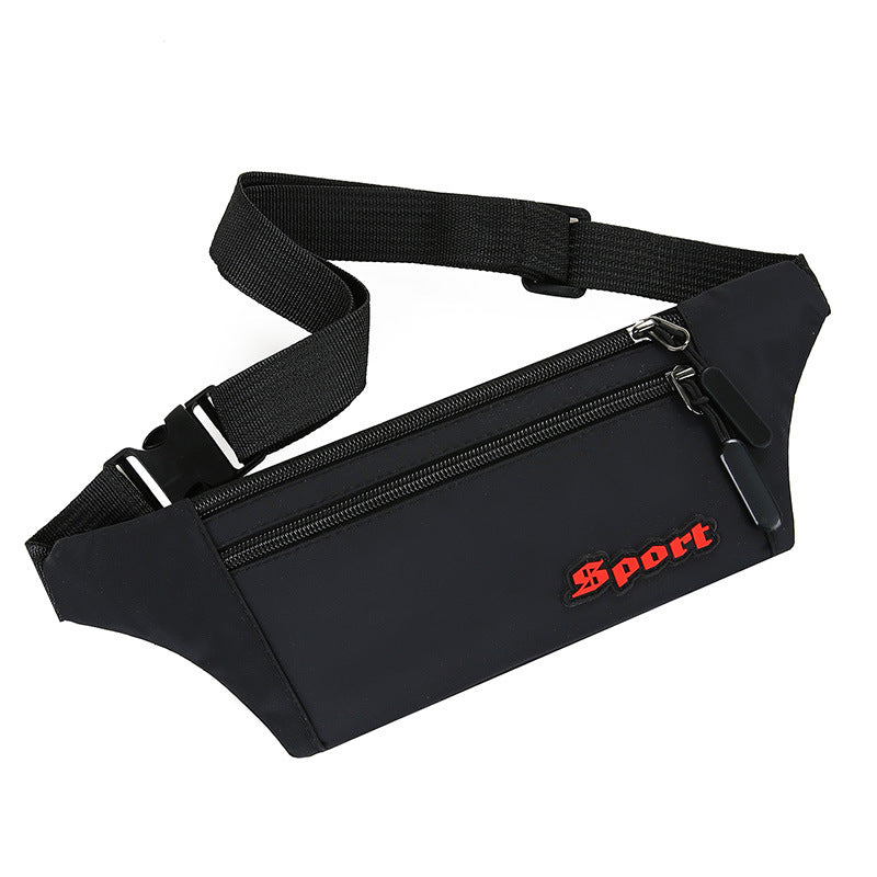 Cross-border Korean version Men's fanny pack Sports shoulder messenger bag Waterproof trendy casual mobile phone bag Construction site cashier bag Portable