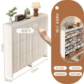 Cream style tipping shoe cabinet for home door entrance door entrance cabinet all-in-one space-saving ultra-thin multi-layer storage shoe rack