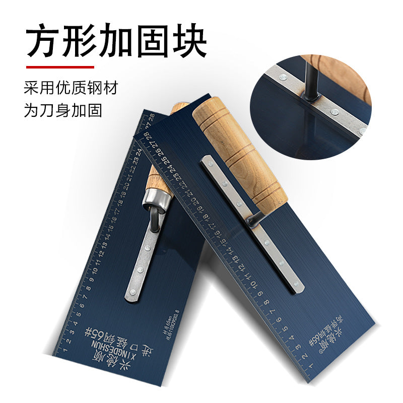 Clay plate stainless steel spatula putty scraping knife mud knife plastering mud scraper mud bricklayer manufacturer iron plate plastering tool