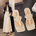 2025 summer new arrivals: versatile and comfortable flat sandals - chic, roman-style, fashionable, and stylish slides for casual wear and outdoor adventures