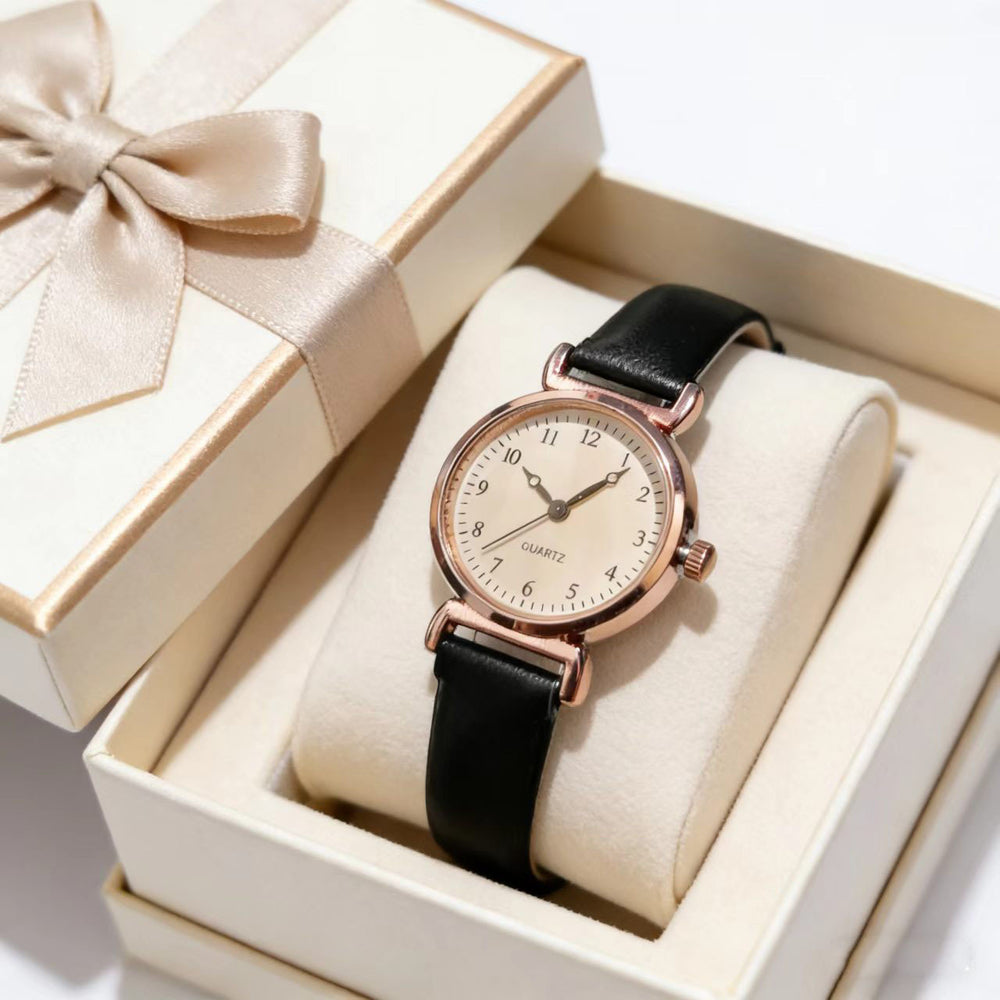Women's watch hot korean style casualretro women's belt watch women's small forest style student watch in stock