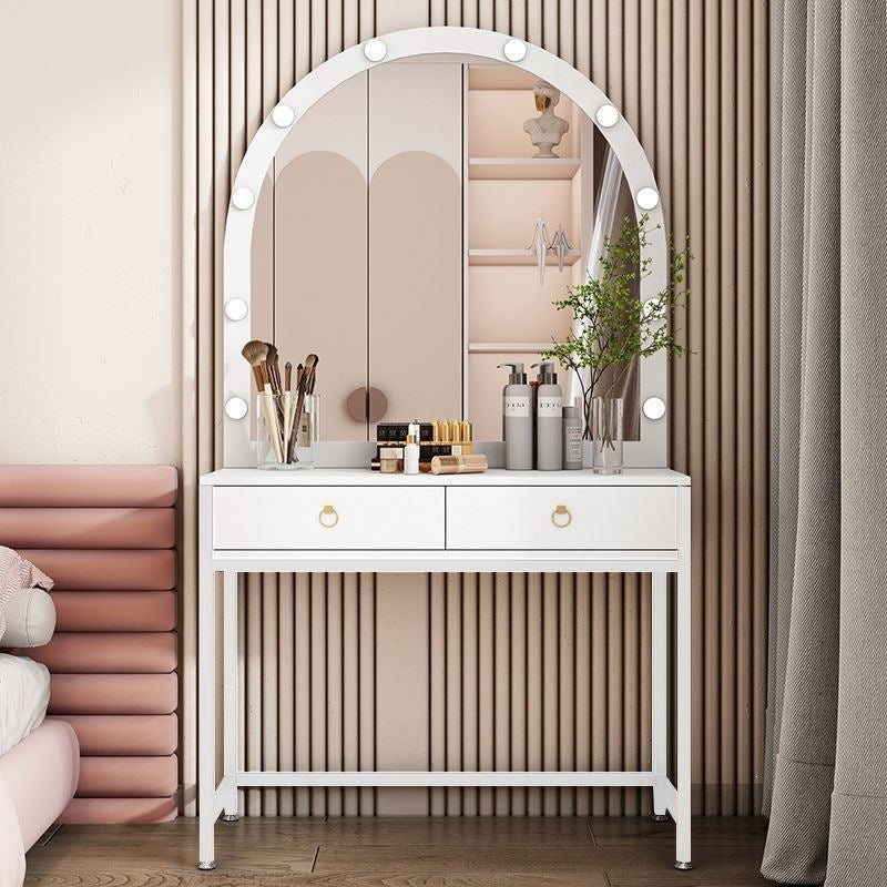 Bedroom vanity table wedding dress shop beauty salon makeup table makeup artist 6-light vanity dressing table
