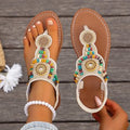summer new arrival: women's plus-size flat sandals for cross-border e-commerce. wholesale price: $0.67. dropshipping available for  and