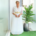 hot diamond v neck banquet evening dress  african women's plus sizeelegantelegancedress