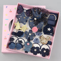 Cute 18-piece hair clip set - hair accessories gift for little princesses, baby hair clips, children's headwear, pink korean style