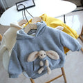 fall/winter new arrivals: kids' hooded sweatshirt - stylish, versatile, korean-inspired, warm base layer for babies and children