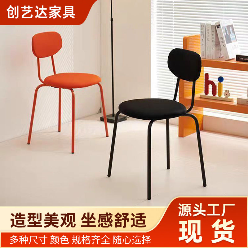 Osten chair scandinavian milk tea shop casual style dining chair for home island soft back chair milk tea shop same style