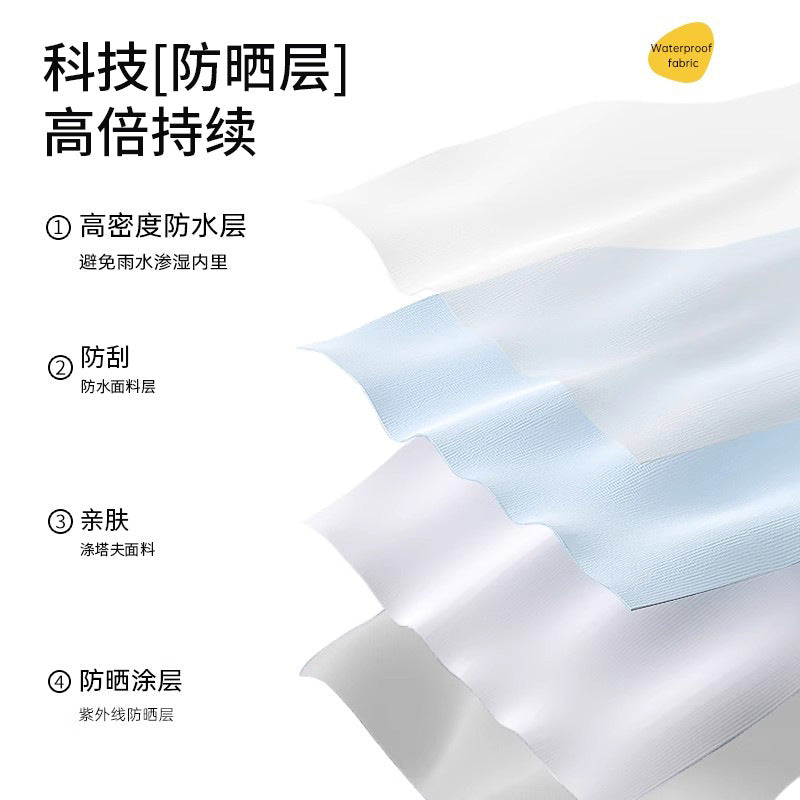 Electric vehicle windshield cover - rainproof, sunproof, windproof, sunshade - thin, waterproof cape style for electric bikes and motorcycles