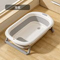 Collapsible baby bathtub - temperature-sensitive, home use, constant temperature, large bath tub for newborns and infants