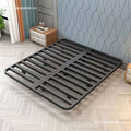 Popular minimalist floating bed 1.68m italian-inspired light luxury bed frame iron frame apartment bed without headboard bed style iron frame bed