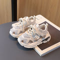 Summer new arrivals: kids' athletic sandals - girls' shoes, hollow-out breathable design, soft sole baby shoes, toddler shoes, boys' chunky sneakers