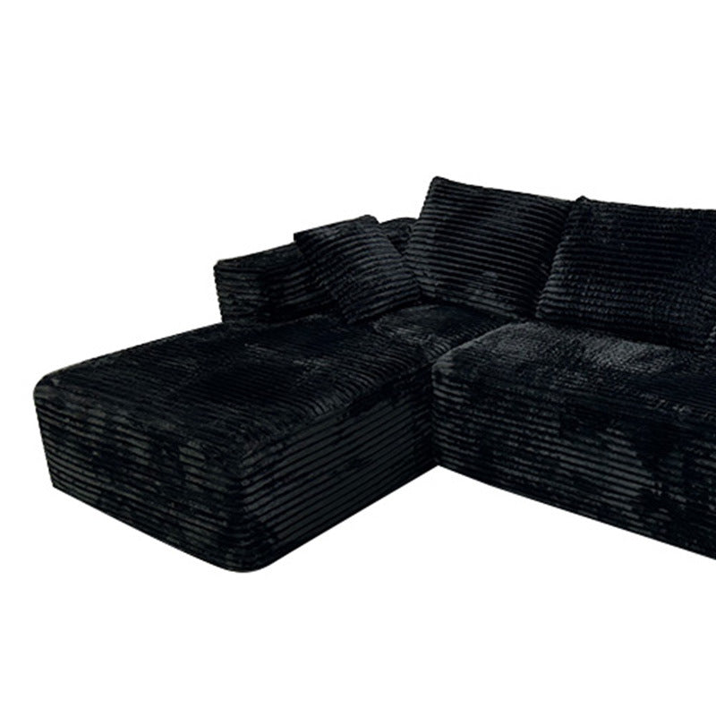 Amazon hot selling fabric sofa full sponge roll sofa l-shaped free combination lazy wholesale compression sofa