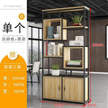 Office screen partition bookshelf storage rack iron floor-standing flower rack decorative rack dining room living room entrance display rack