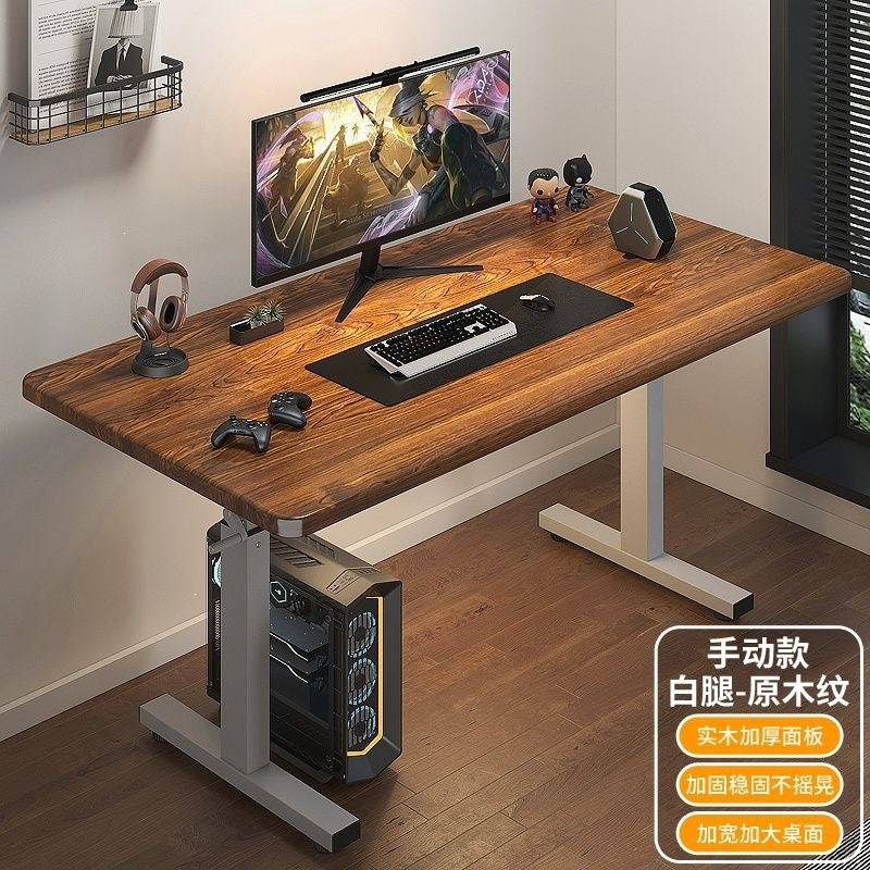 Electric adjustable desk - heavy-duty, reinforced legs - perfect for home office, gaming, study, and computer use