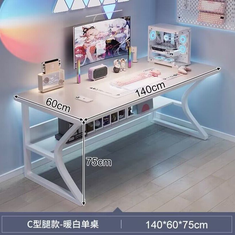 Computer desk Desktop Home e-sports table and chair Bedroom Simple table Workbench Desk Student study table Desk