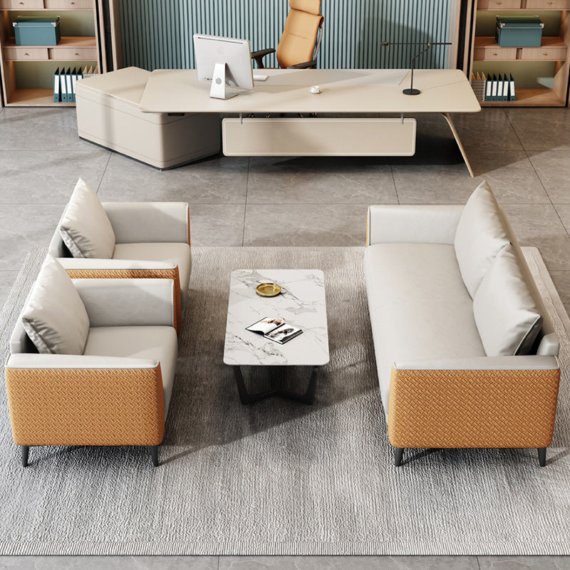 Saint-li office sofa set: reception, office, and break area sofas with coffee table