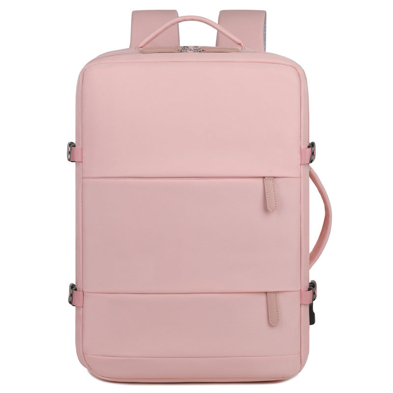 Cross-border new backpack men's and women's multi-functional business and leisure computer bag large-capacity short-distance travel backpack