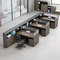 Saint li staff office desk and chair set - minimalist modern computer desk, office financial partition desk