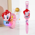 Little pony [sliding cover + time display + music & lights]