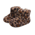 Girls' fashion leopard print snow boots - new autumn/winter korean style kids' shoes - fuzzy, warm, and plush cotton boots