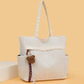 Corduroy large capacity women's bag new arrivalfashioneasiest for matchsatchel bag work clothing bag casual shoulder bag tote bag