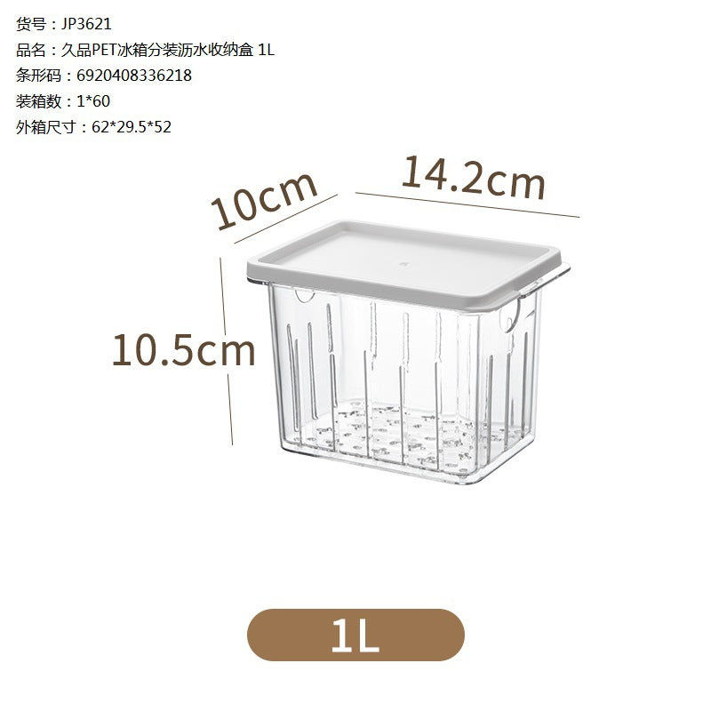 Food grade food frozen storage crisper refrigerator scene with lid transparent sealed storage box  new product
