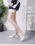 Mesh hollow-out white sneakers - student style, new spring/summer 2025 collection, flat, breathable casual shoes, street style g8992