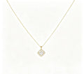 new style accessible luxury inlaid six-claw zircon copper zircon 14k gold necklace female golden elegant clavicle chain heart