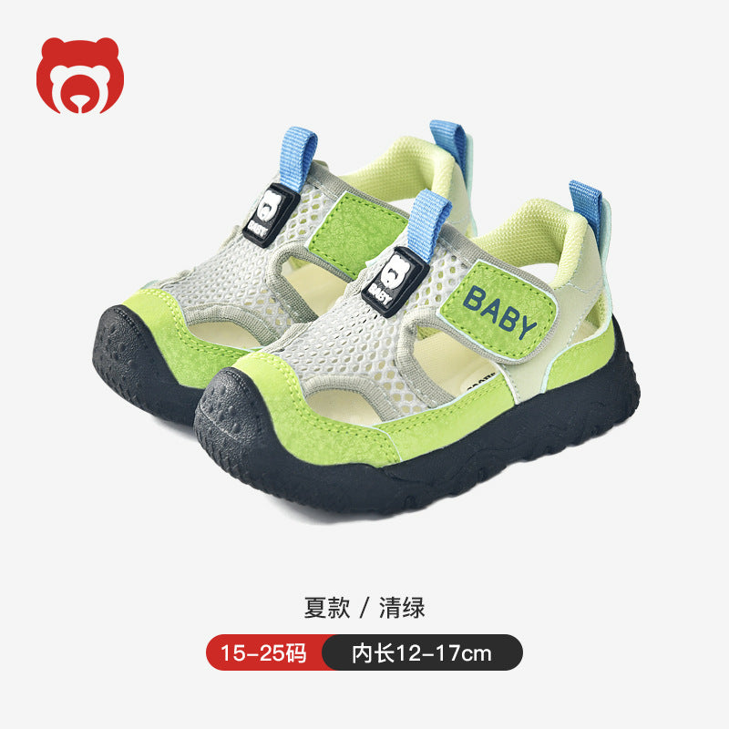 Newborn baby boys' first walker shoes summer sandals infant soft sole functional cartoon 1-3 years old baby shoes children's shoes