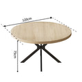 Nordic casual small round table manufacturer - custom wholesale minimalist modern dining table for cafes, bubble tea shops, and round tables