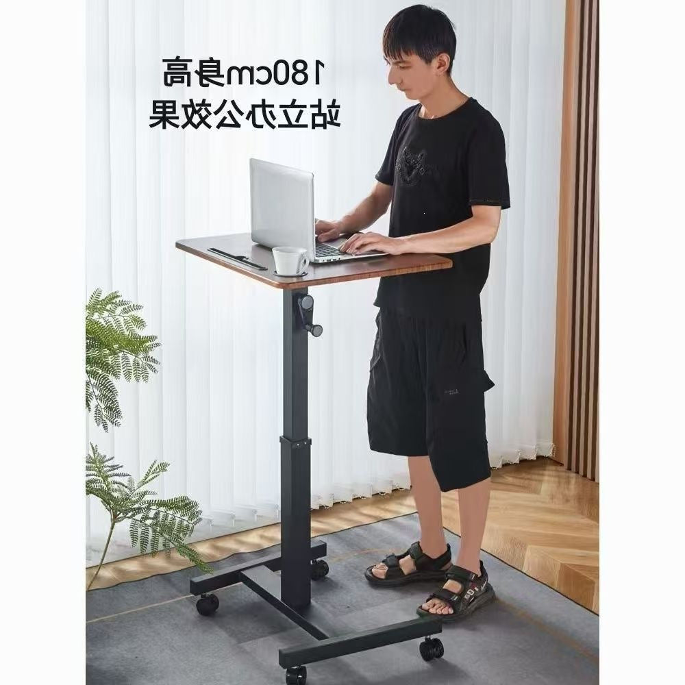 Bedside table adjustable desk pulley adjustable table computer desk adjustable workbench movable bracket office adjustable table