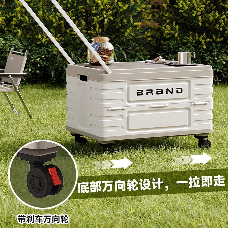 Outdoor camping folding storage box clothes organizer household storage container picnic organizer car trunk organizer