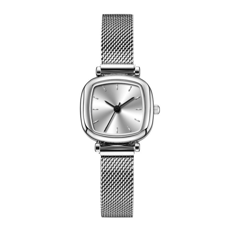 Trendy, influencer-style cross-border fashion watch for women - wholesale, petite, elegant mesh strap ladies' watch