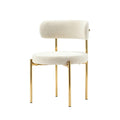 Dining chair stainless steel legs velvet accent for home oem