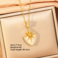 [titanium steel] fashion cross-border popular retro eight-pointed star necklace for women, high-end personalized and versatile sweater chain jewelry