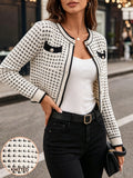 Xiaoxiangfengoutwear women's spring & fall  sweater small cardigan shorttopstrendy xiaoxiangfengsweater