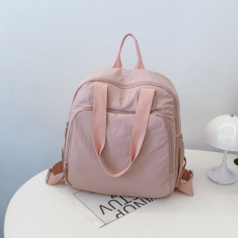 Cross-border spot wholesale commuter casual simple bag large capacity women's backpack multi-functional versatile fashion backpack