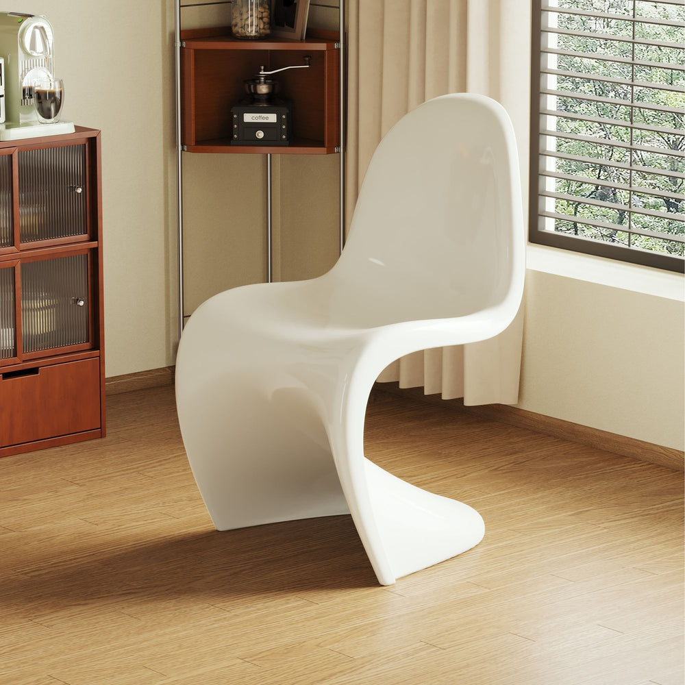 Simple modern for homethickened dining chair scandinavian stackable plastic back chair designer popular makeup chair