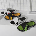 2022 new men's fashion slippers - summer outdoor anti-slip sports slides, couple's anti-odor home bathroom sandals for women